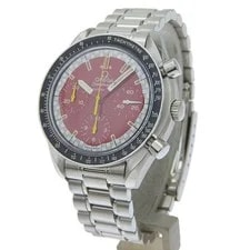 Omega Speedmaster Chronograph 3510.61 Stainless Steel 39mm Red Dial 1995 #NW062 2