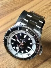 Breitling Superocean Black & White Dial 44mm Automatic A17376211B1A1 Nato Straps 3