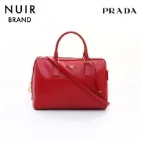 Prada — Prada Boston Triangle Logo — Handbag — resale