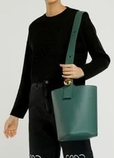 Loewe Medium Pebble Dark Bucket Authentic 2