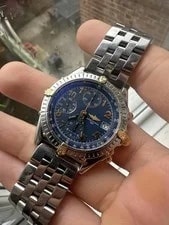 Breitling — Breitling Chronomat Ref B13050.1 Blue Dial 40mm Steel and Gold Automatic — Watch — resale
