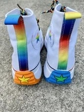 Converse Chuck Taylor Run Star Hike High Pride Shoes M-8.5 W-10 Limited 4