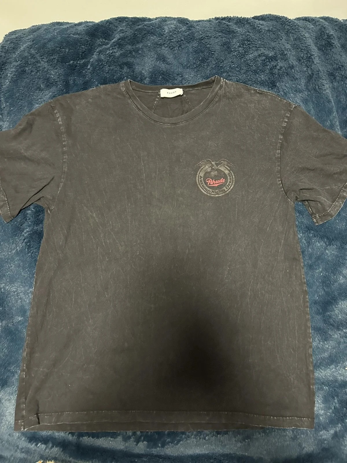 Rhude tee runs big 2