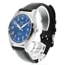 IWC Pilot Mark Xviii IW327010 40mm SS Navy Dial Automatic Date #C4586 2