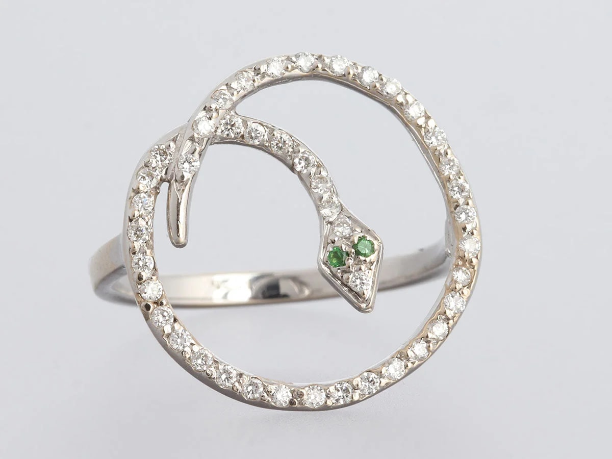 Ileana Makri 18K White Gold Lucky 4