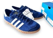 Adidas — 2021 Adidas Originals Hamburg Vicblu Ftwwht Gum H01786 Us11 — Sneaker — resale