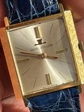 Jaeger-LeCoultre — Jaeger-LeCoultre 18k Gold Manual Wind 25x25mm Silver Dial — Watch — resale
