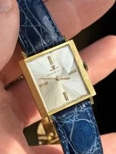 Jaeger-LeCoultre 18k Gold Manual Wind 25x25mm Silver Dial 3