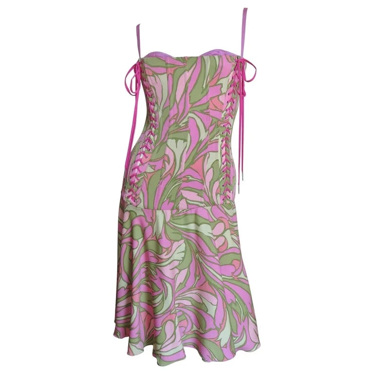 Dolce & Gabbana — Dolce & Gabbana Lace Up Dress — Clothing — resale