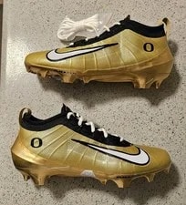 Nike Zoom Air Vapor Elite 1 Oregon Ducks PE Football Cleats 3
