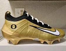 Nike Zoom Air Vapor Elite 1 Oregon Ducks PE Football Cleats 4