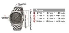 Omega Seamaster 120m 2581.70 Quartz 27mm White Shell Dial 2