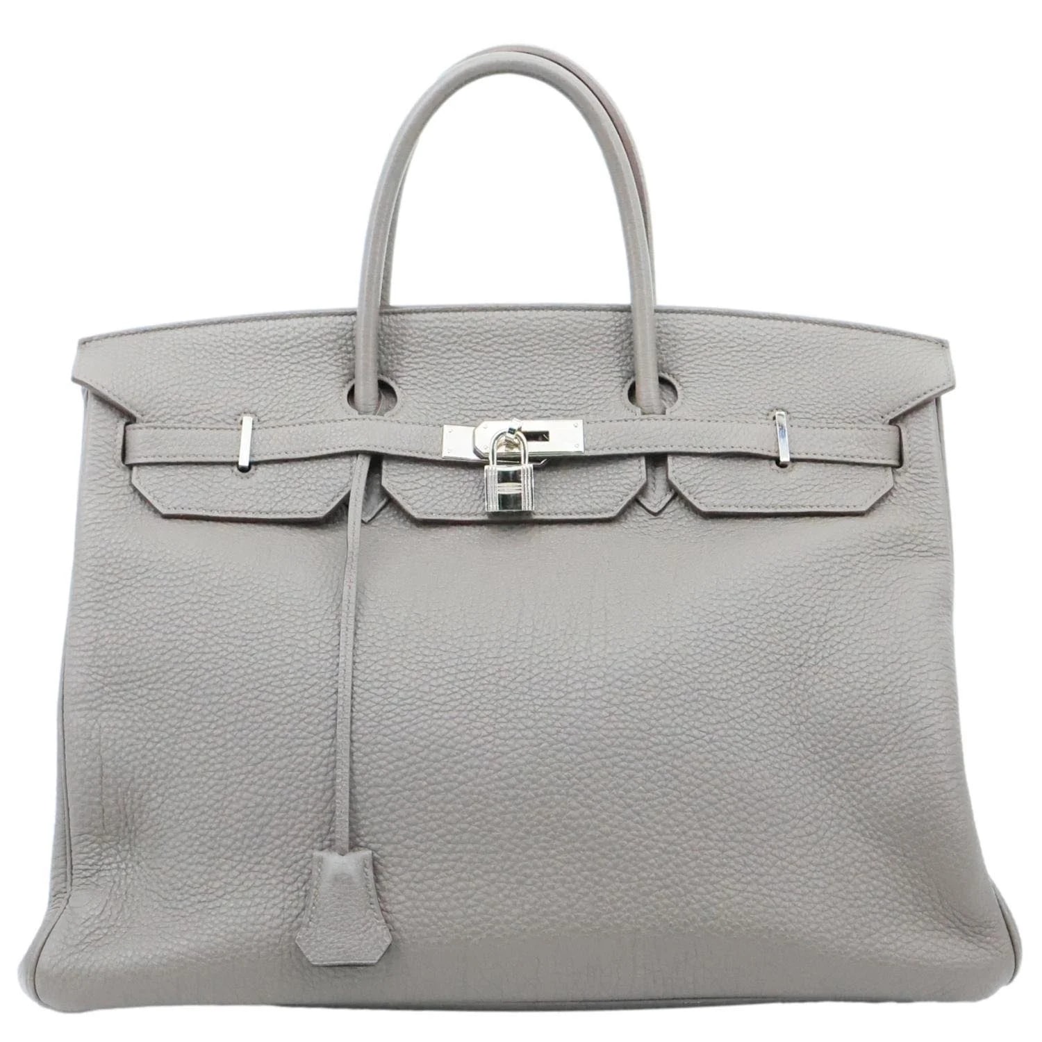 Hermès — Hermes Birkin 40 Satchel Etoupe — Handbag — resale