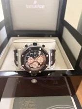 Audemars Piguet Royal Oak Offshore 42mm Black Dial Rubber Auto Date Box/Papers 4