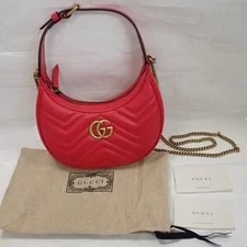 Th694011 Gucci Chain GG Marmont Half Moon Shape 699514 2