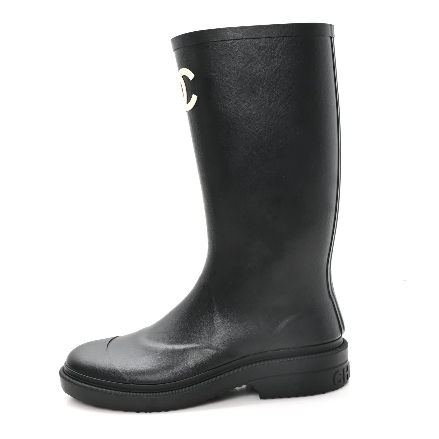 Chanel — Caoutchouk CC High 37 — Designer Shoe — resale