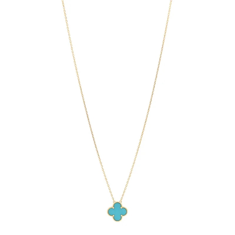 Van Cleef & Arpels — 18K Yellow Gold Alhambra Pendant Necklace — Jewelry — resale
