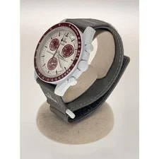 OMEGA◆Quartz /analog/--/WHT/GRY 2