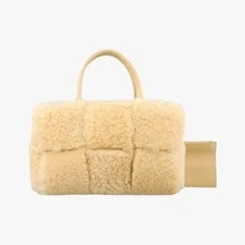 Bottega Veneta — Bottega Veneta Sack Cabas Arco Lambswool B09459576E — Handbag — resale