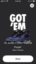 Size 14 - Air Jordan 4 Retro Lakers 4