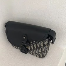 Dior Saddle Adjustable Strap Flap Closure - Excellent #Qptpuw 2