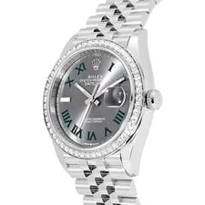 Rolex Datejust 36 126284RBR Slate / Green Roma Dial 4