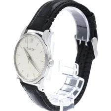 IWC Schaffhausen Stainless Steel Leather Dress Manual Winding 2