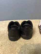 Superstar II Elastic Lace Size 6K & Adidas Samba OG El 1 Size 5K B&W 4