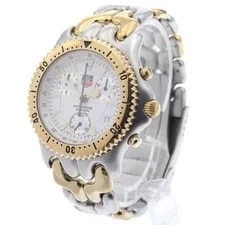 TAG Heuer S/el S35.006M Chronograph White Dial Quartz Watch_949208 2
