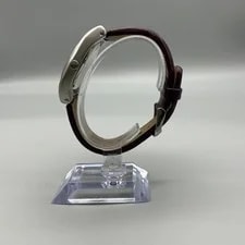 Joan Rivers Classics 38mm Silver Tone Purple Leather New Battery 3
