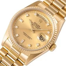 Rolex Day Date 18238A L Number 18K Yellow Gold From Japan With Box 3