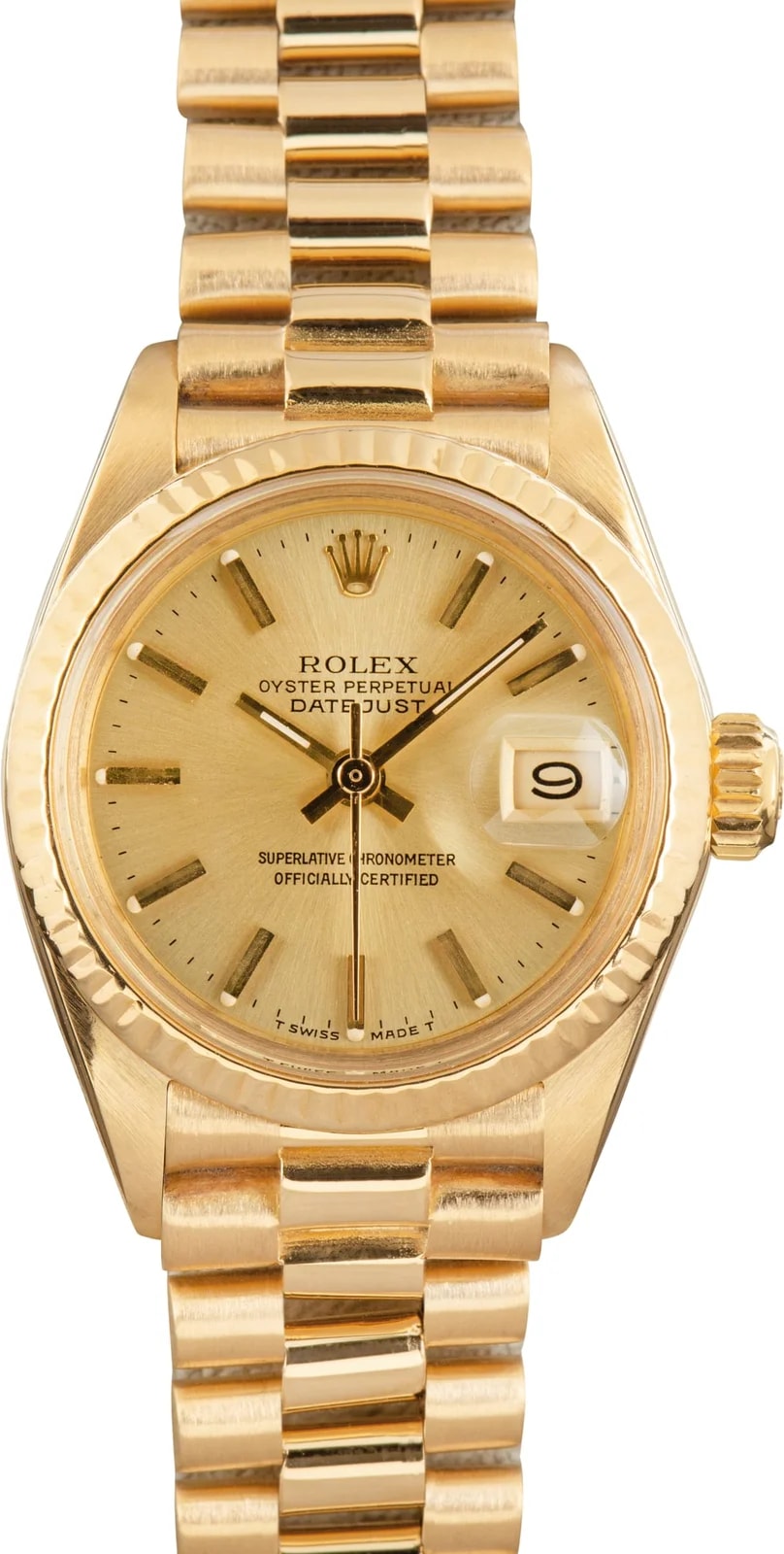 Rolex — Lady Rolex Datejust Champagne Dial Ref 6917 — Watch — resale