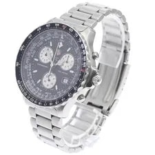 Tag Heuer — TAG Heuer Pilot 530.306 42mm SS Black Dial Quartz Chronograph Date #C447 — Watch — resale