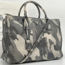 Prada Galleria Camouflage 2Way Auth Italy Use 2