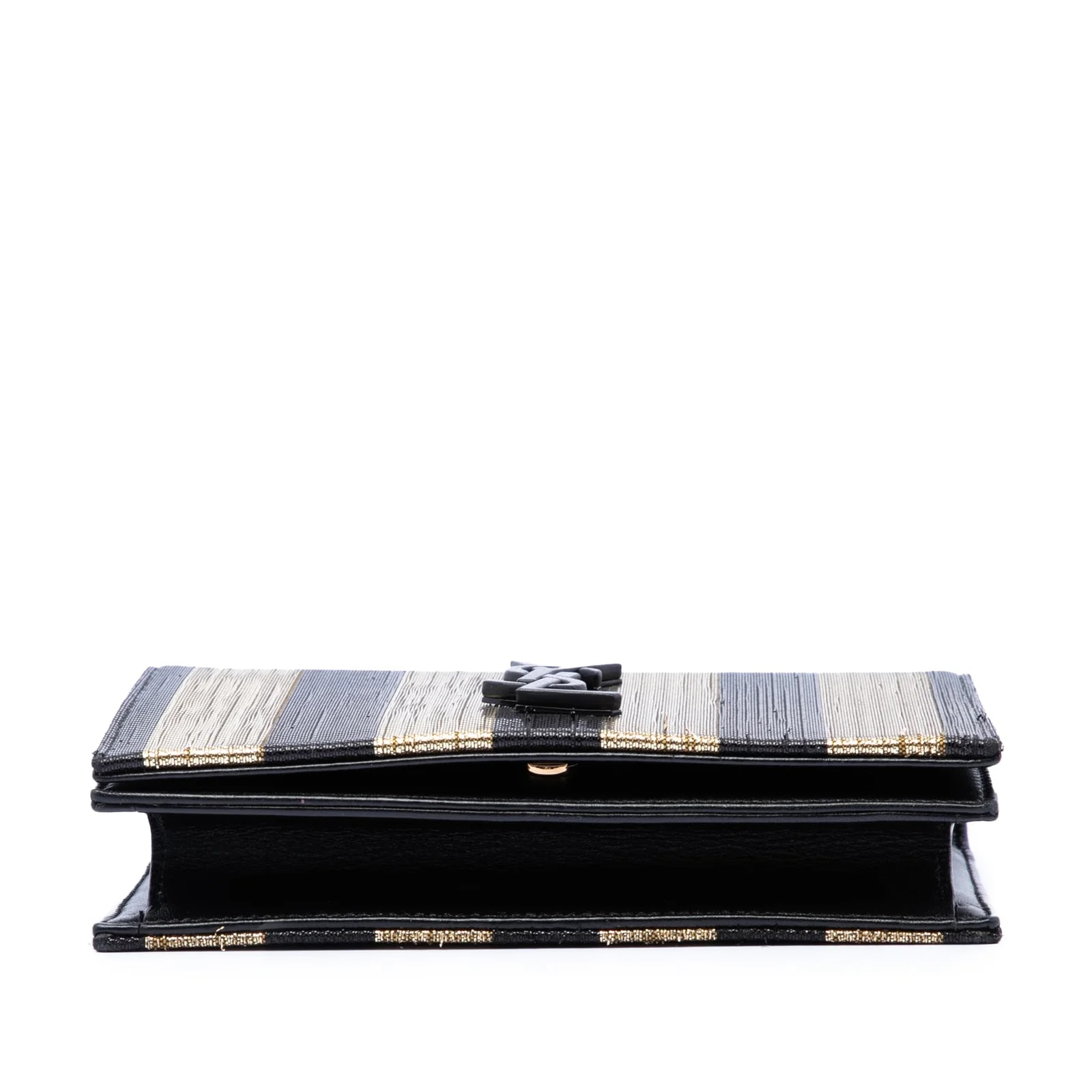 Metallic Striped Fabric Kate Crossbody 3