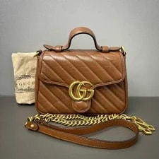 Gucci — Gucci Marmont Logo Crossbody - Excellent #8Y4NRT — Handbag — resale
