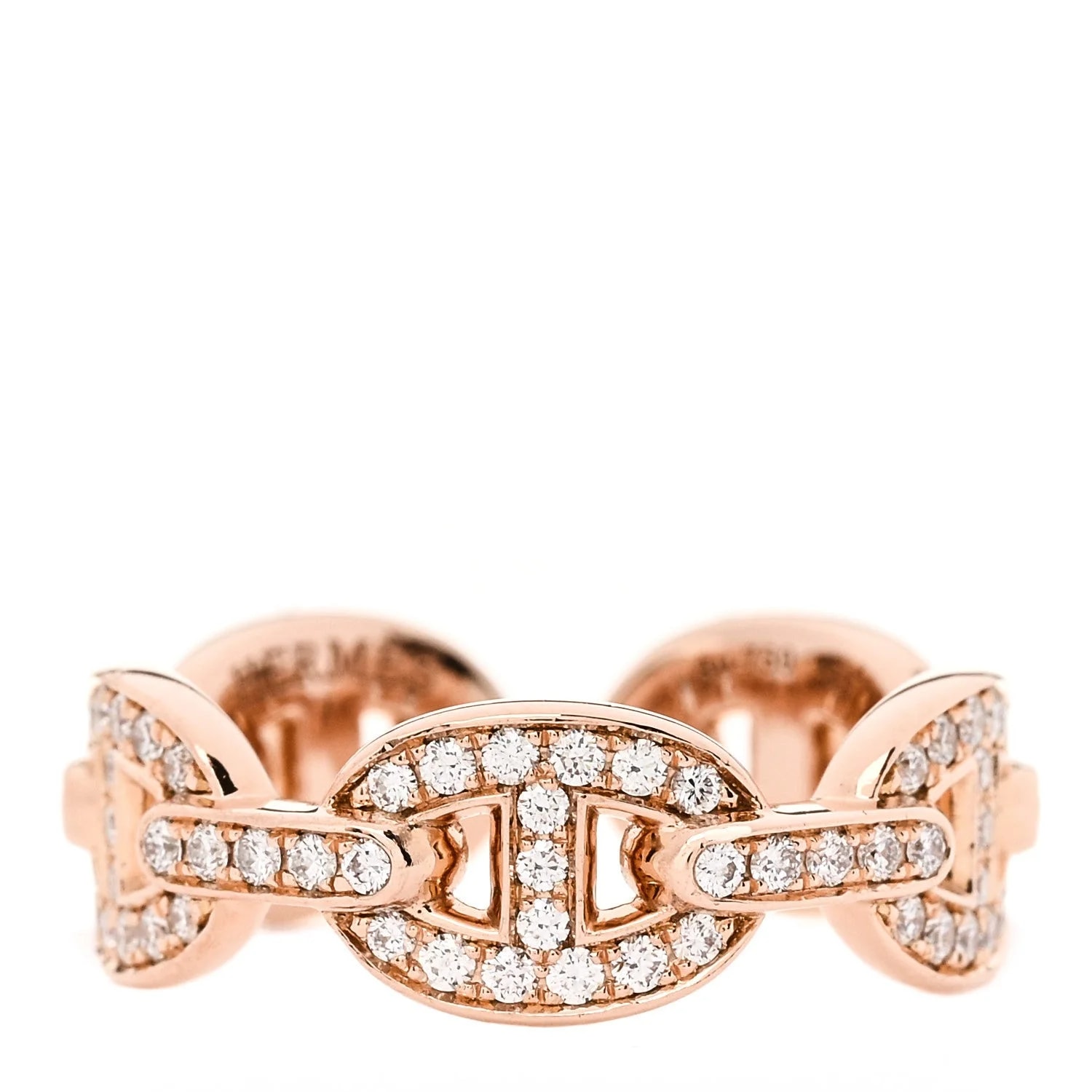 Hermès — 18K Rose Gold d'Ancre Enchainee 52 6 — Jewelry — resale