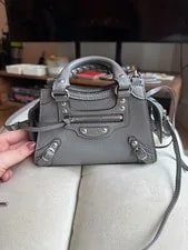 Balenciaga — Balenciaga Dark Grained Neo Classic Mini City — Handbag — resale