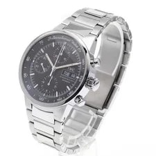 IWC Portugieser Chronograph IW370708 40mm SS Black #C6072 2