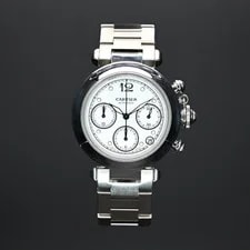 Cartier — Cartier Pasha Chronograph Stainless Steel W31039M7 — Watch — resale