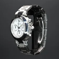 Cartier Pasha Chronograph Stainless Steel W31039M7 2