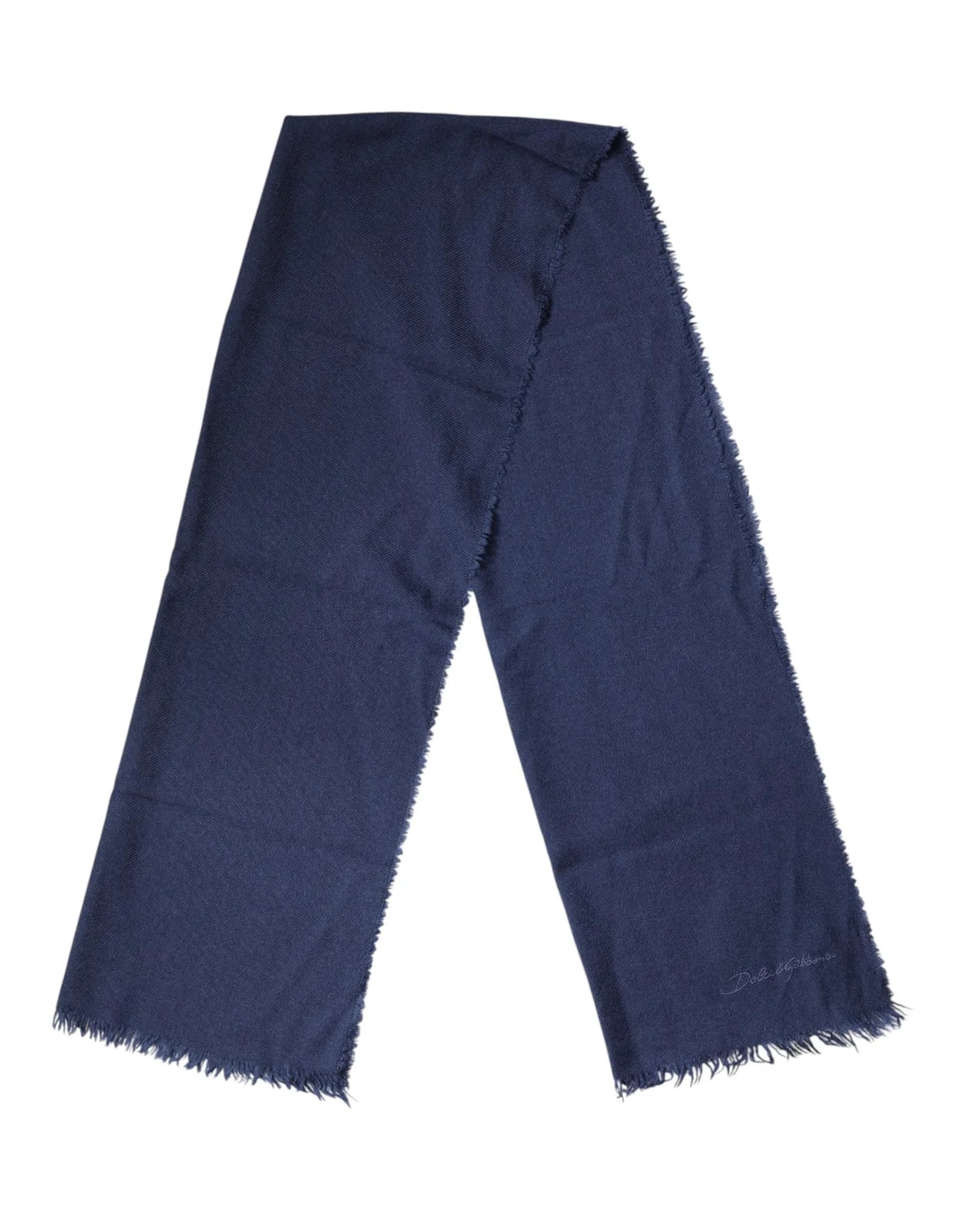 Dolce & Gabbana — Dolce & Gabbana Fringes Wrap Foulard 70cm X 200cm Scarf — Accessory — resale