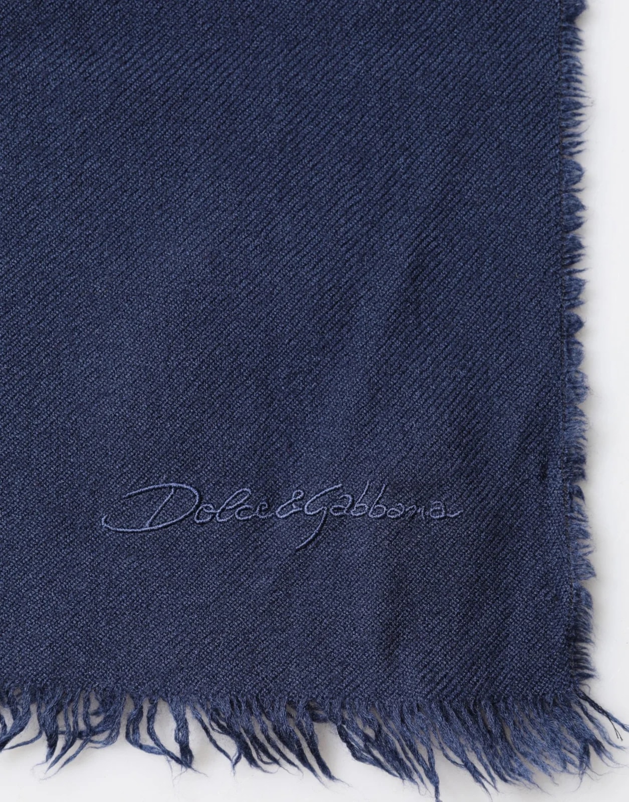 Dolce & Gabbana Fringes Wrap Foulard 70cm X 200cm Scarf 4