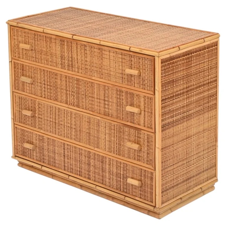 Italian Mid-Century Organic Chest of Drawers in & , 1970s — Furniture — resale