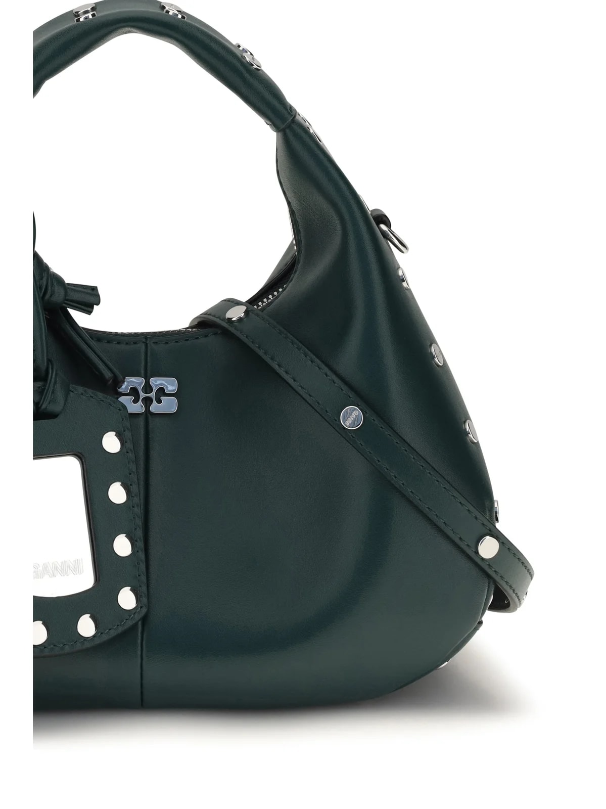 Ganni Studded Recycled Hobo — 4
