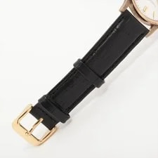 IWC Schaffhausen YG & Externally Manufactured Leather Stem-winder Silver-Face 4