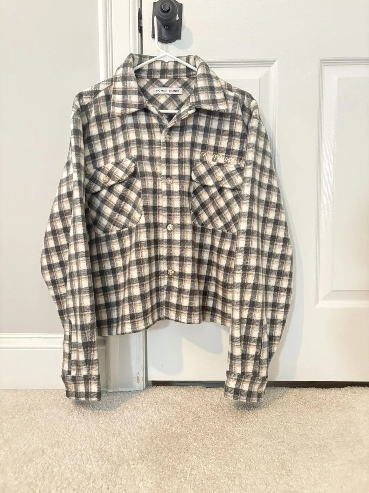 No Maintenance Chain Stitched Flannel — streetwear — resale