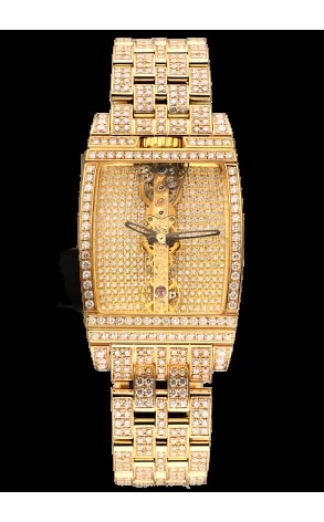 Worldofluxuryus — Corum Golden Bridge 18K Yellow Gold & Diamonds — Watch — resale