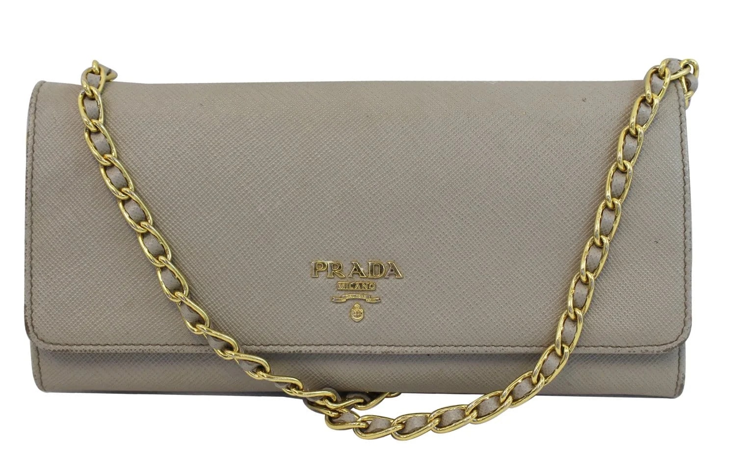 Prada — Prada Marmo Metal Chain — Handbag — resale