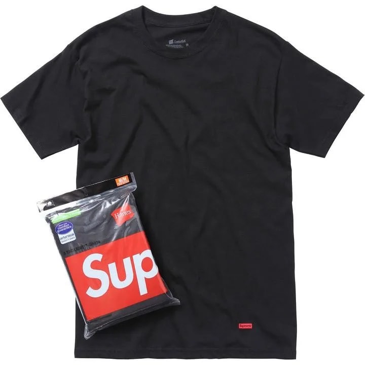 Supreme — Supreme Hanes 3 Pack Small Box Logo Tees — streetwear — resale